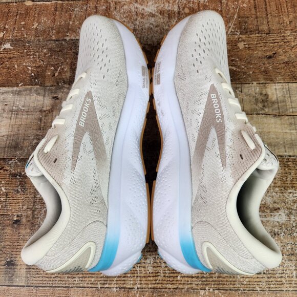Brooks Ghost 16 Women's Size 11 B Beige Running Athletic Gym Train Sneaker Shoes - Picture 7 of 10